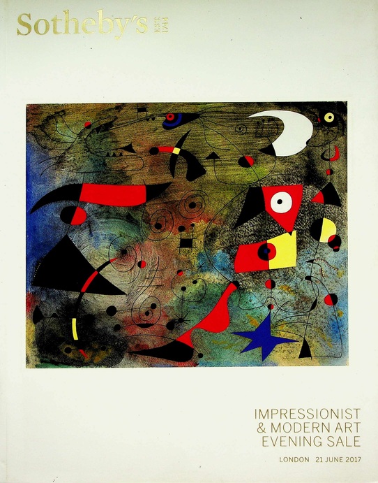 Sothebys June 2017 Impressionist & Modern Art Evening Sale