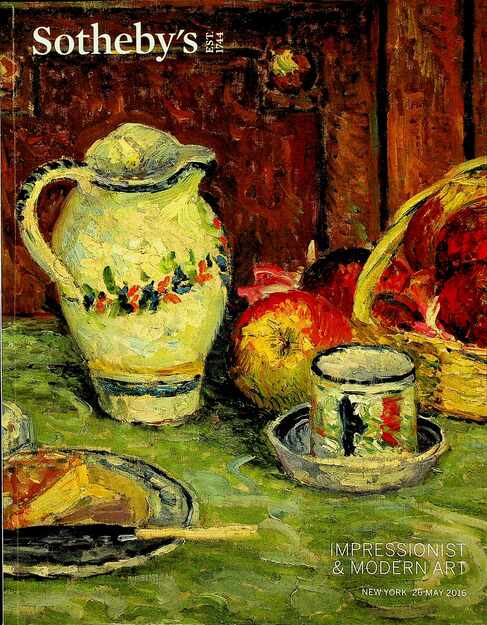 Sothebys May 2016 Impressionist & Modern Art