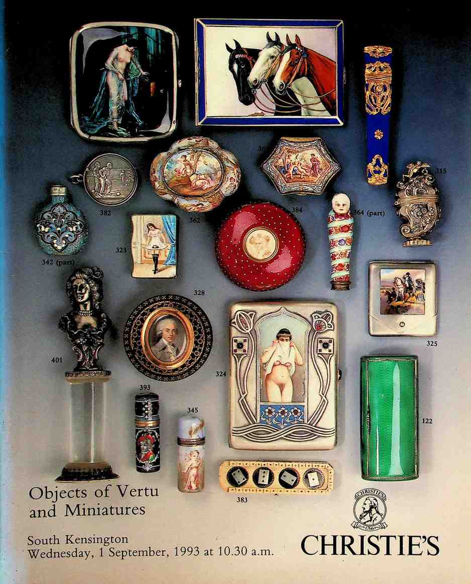 Christies September 1993 Objects of Vertu & Miniatures