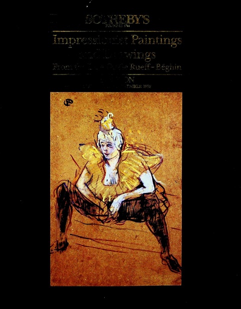Sothebys November 1988 Impressionist Paintings and Drawings From Gisele Rueff