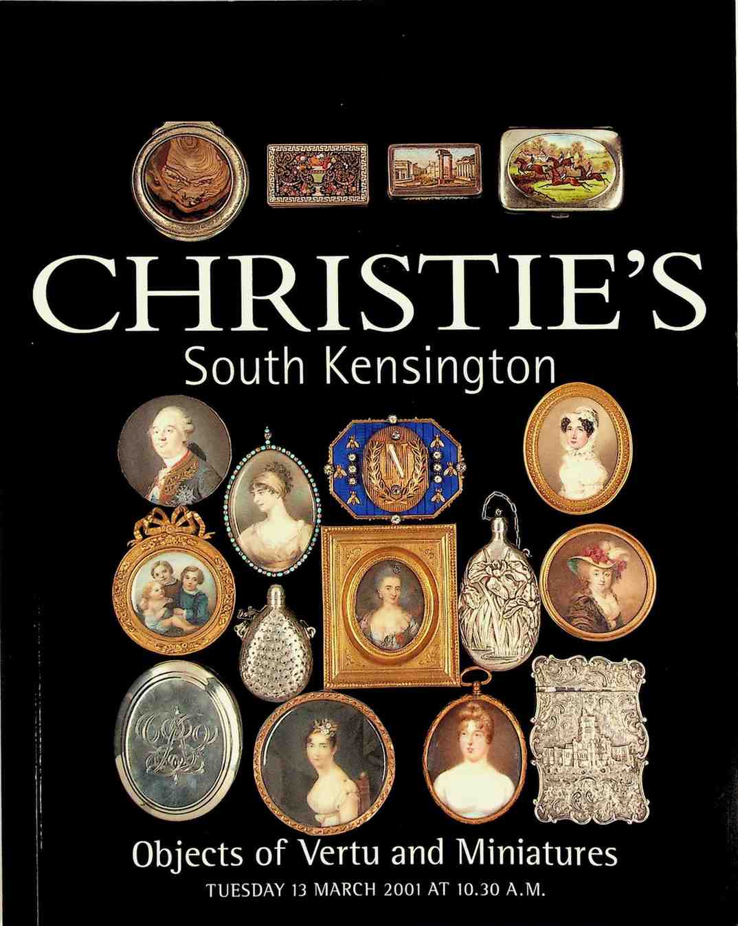 Christies March 2001 Objects of Vertu & Miniatures