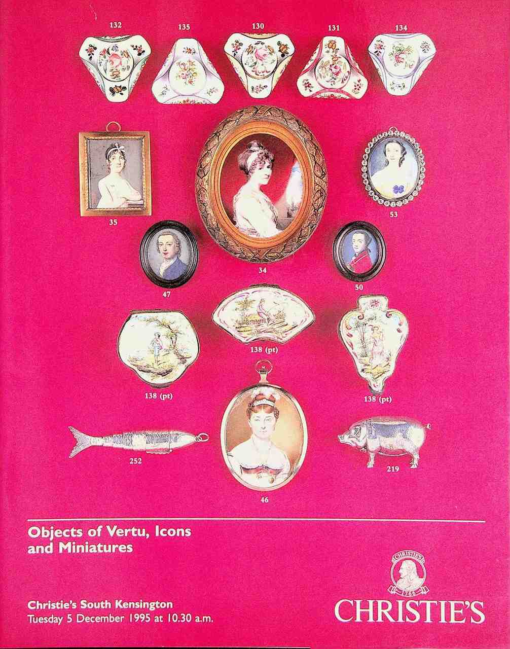 Christies December 1995 Objects of Vertu, Icons & Miniatures