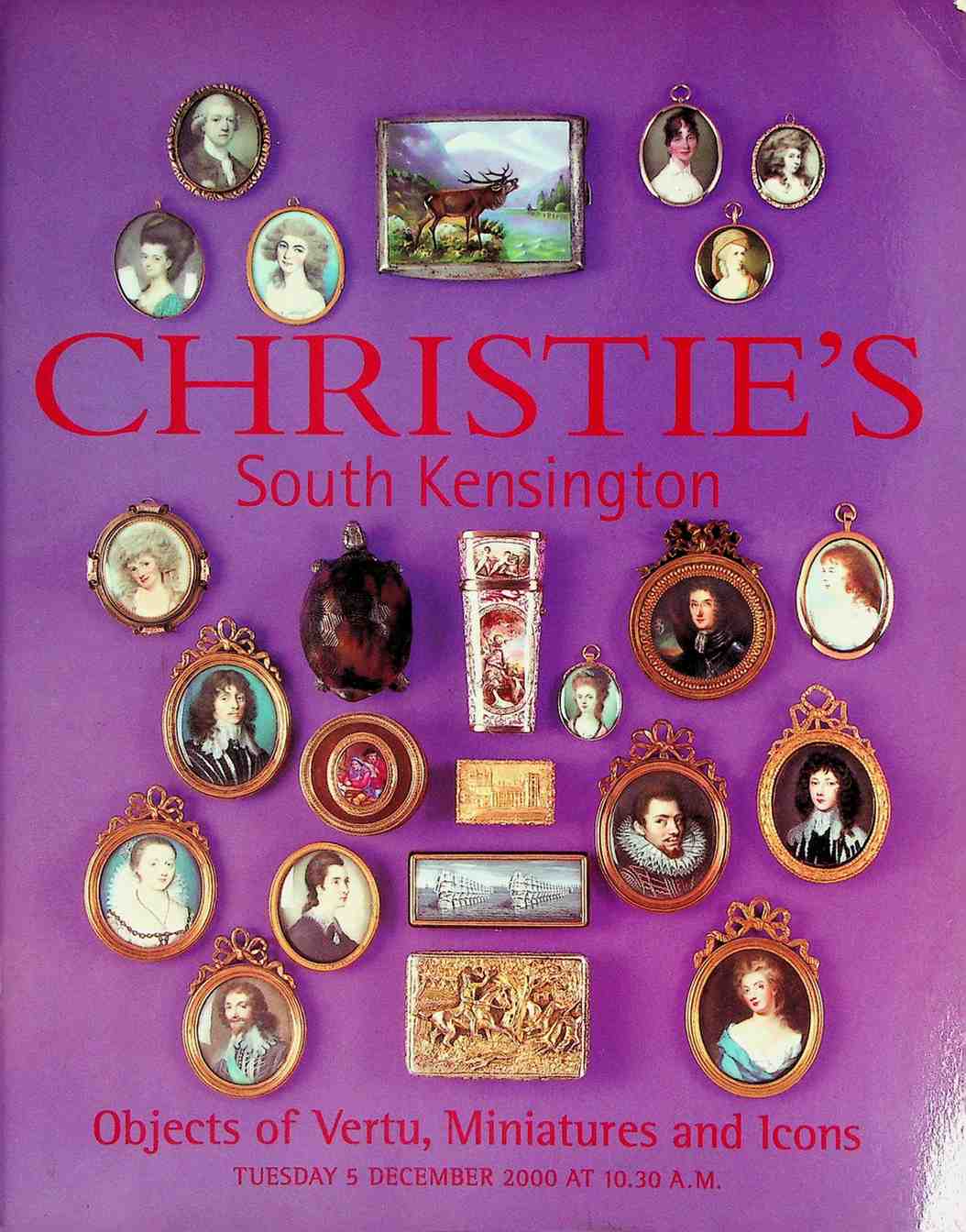Christies Dec 2000 Objects of Vertu, Miniatures & Icons