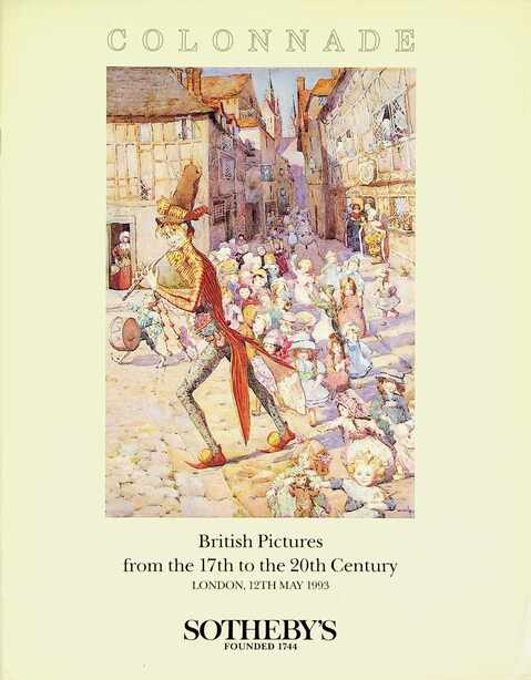 Sothebys May 1993 British Pictures from the 17th to the 20th Century