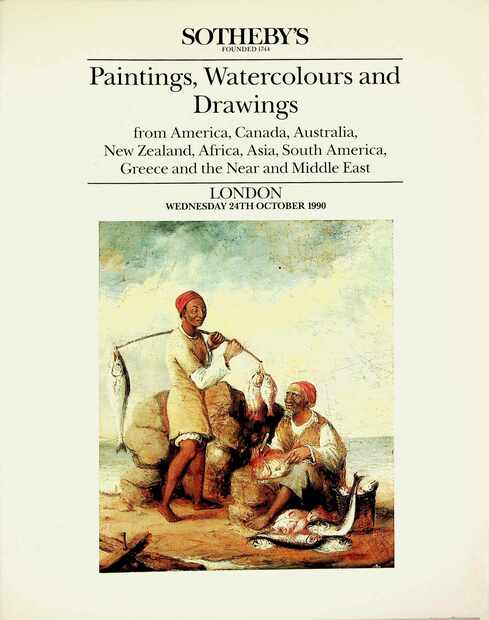 Sothebys October 1990 Topographical Paintings, Watercolours & Drawings