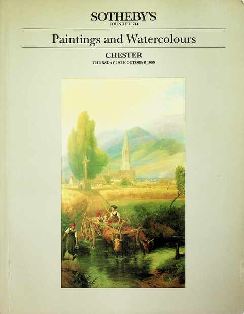 Sothebys October 1989 Paintings & Watercolours