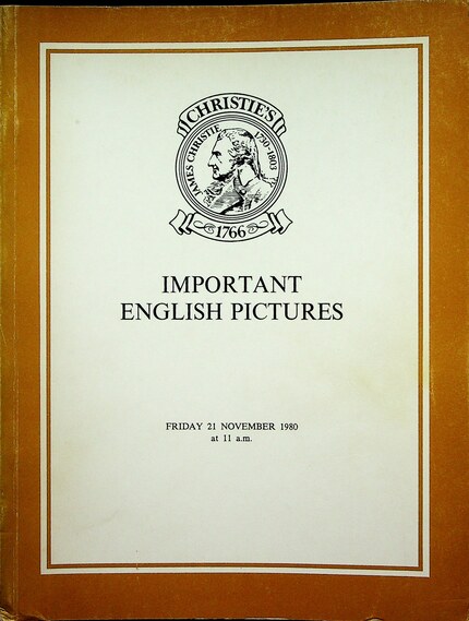 Christies November 1980 Important English Pictures