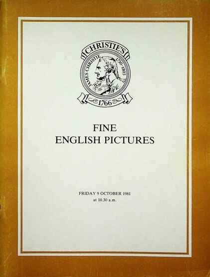 Christies October 1981 Fine English Pictures