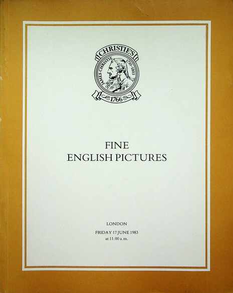Christies June 1983 Fine English Pictures