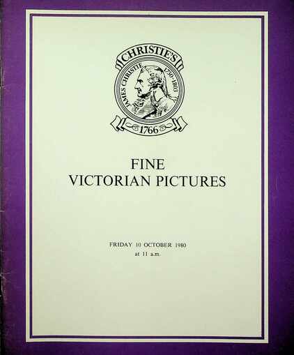 Christies October 1980 Fine Victorian Picture