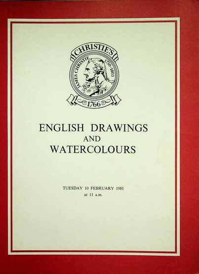 Christies February 1981 English Drawings & Watercolours