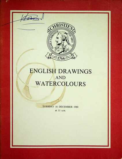 Christies December 1980 English Drawings & Watercolours