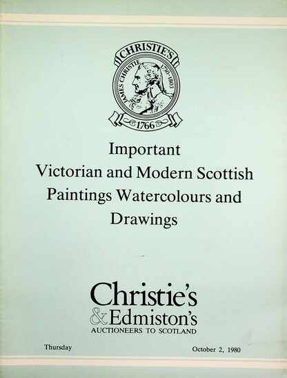 Christies October 1980 Important Victorian & Modern Scottish Paintings Watercol