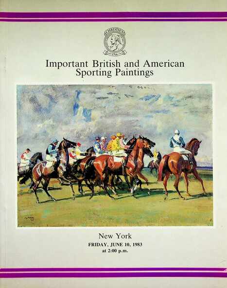Christies June 1983 Important British and American Sporting Paintings