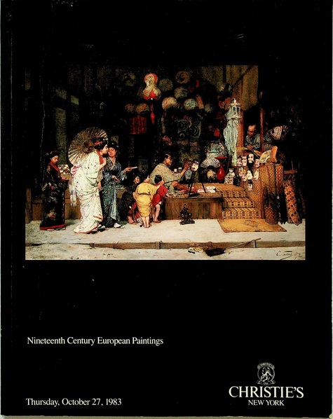 Christies October 1983 19th Century European Paintings, Drawings, Watercolors