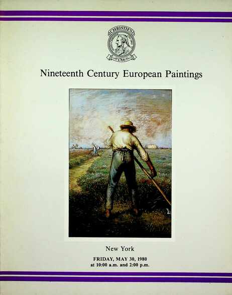 Christies May 1980 19th Century European Paintings