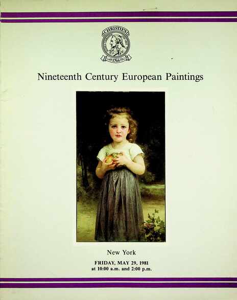 Christies May 1981 19th Century European Paintings