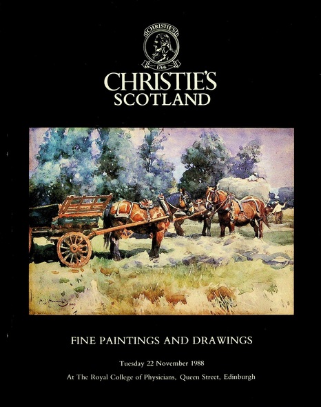 Christies November 1988 Fine Paintings & Drawings