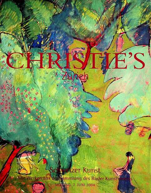 Christies June 2004 Swiss Art Collection of the Basler Kunstverein