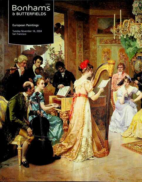 Bonhams & Butterfields November 2004 European Paintings