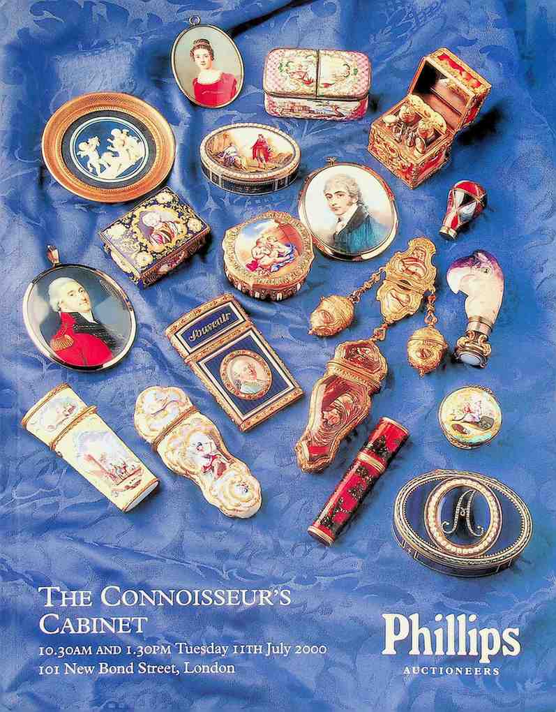 Phillips July 2000 The Connoisseur's Cabinet Inc. Portrait Miniatures etc.