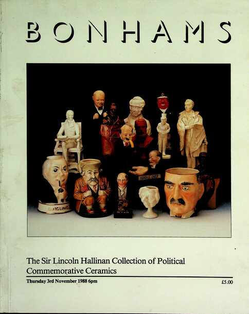 Bonhams November 1988 Lincoln Hallinan Collection of Commemorative Ceramics
