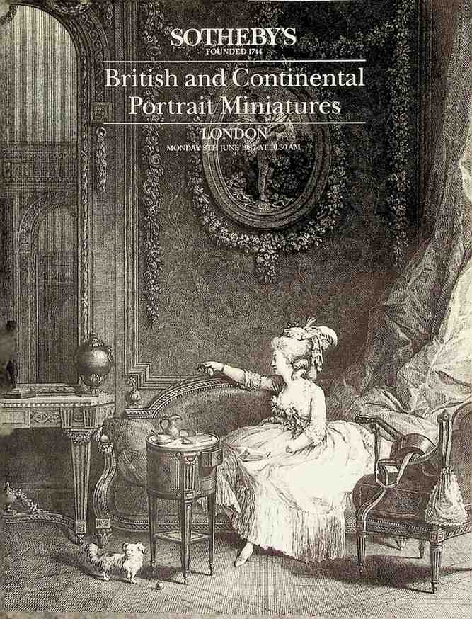 Sothebys June 1987 British & Continental Portrait Miniatures