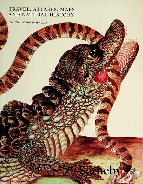 Sothebys Nov 2019 Travel Atlases, Maps & Natural History