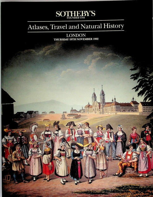 Sothebys November 1992 Atlases, Travel & Natural History