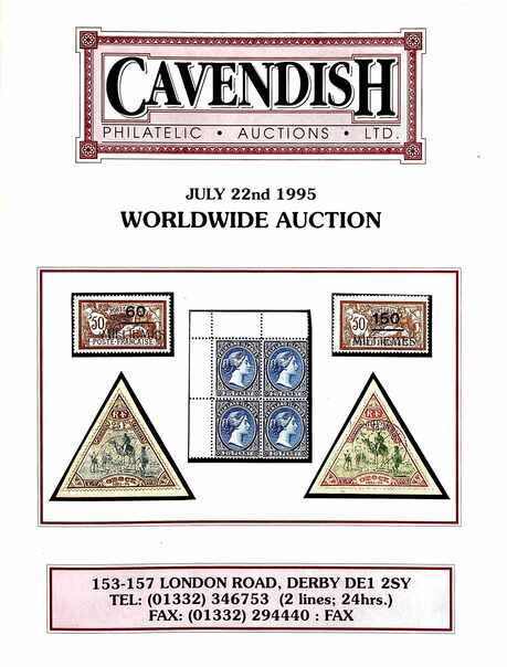 Cavendish July 1995 Worldwide Auction