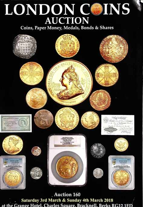 London Coins Auction March 2018 Coins, Paper Money, Medals, Bonds & Shares