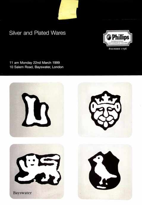 Phillips March 1999 Silver & Plated Wares