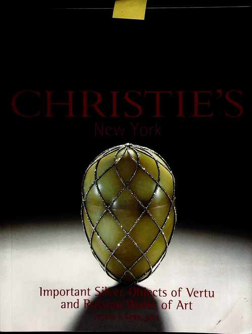 Christies April 2003 Important Silver, Objects of Vertu & Russian WOA