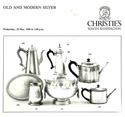 Christies May 1990 Old & Modern Silver