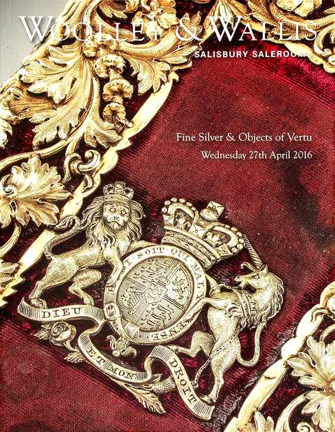 Woolley & Wallis April 2016 Silver & Objects of Vertu