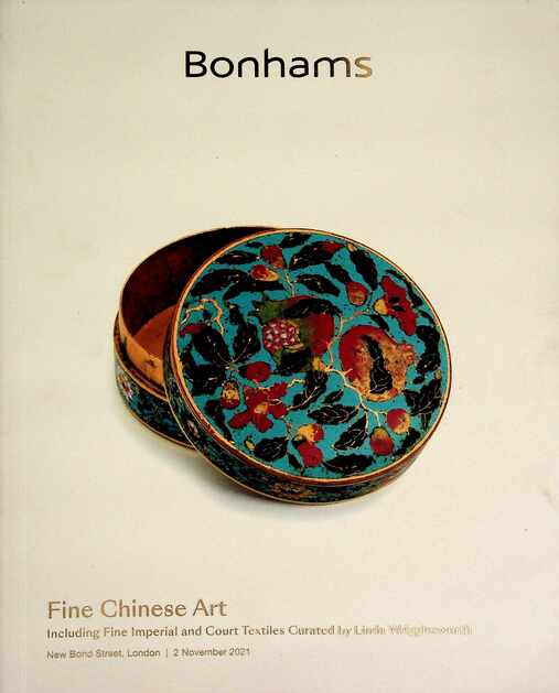 Bonhams November 2021 Fine Chinese Art inc. Linda Wrigglesworth