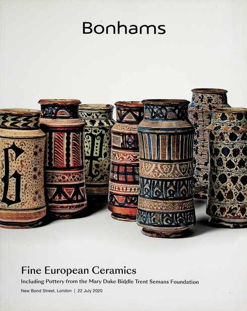 Bonhams July 2020 Fine European Ceramics inc. Pottery etc.