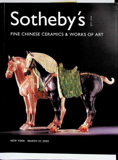 Sothebys March 2003 Fine Chinese Ceramics & WOA