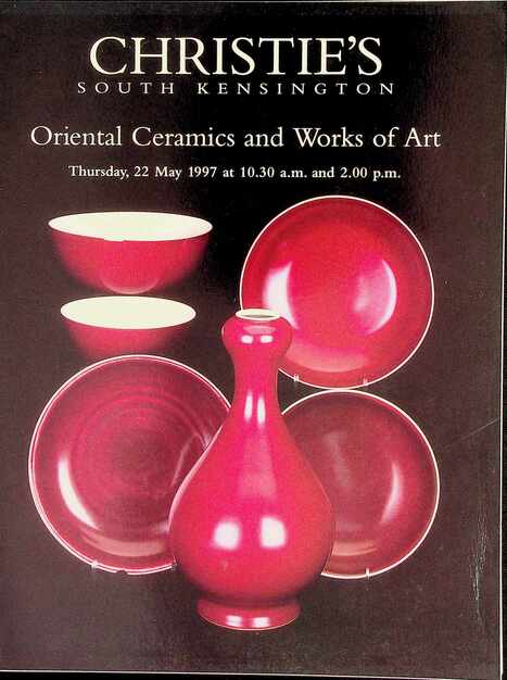 Christies May 1997 Oriental Ceramics & WOA
