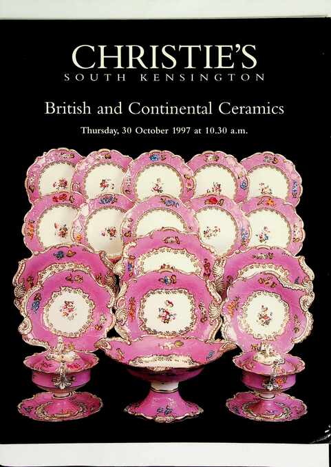 Christies October 1997 British & Continental Ceramics