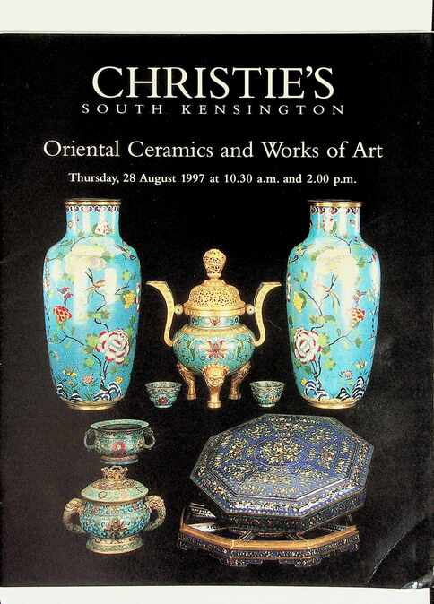 Christies August 1997 Oriental Ceramics & Works of Art