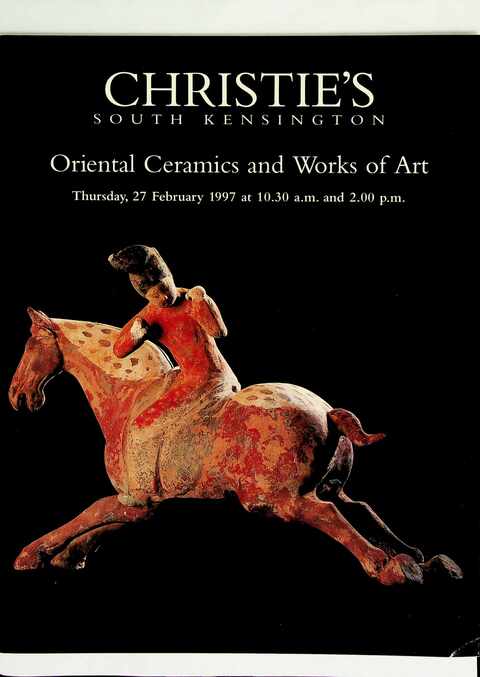 Christies February 1997 Oriental Ceramics & Works of Art