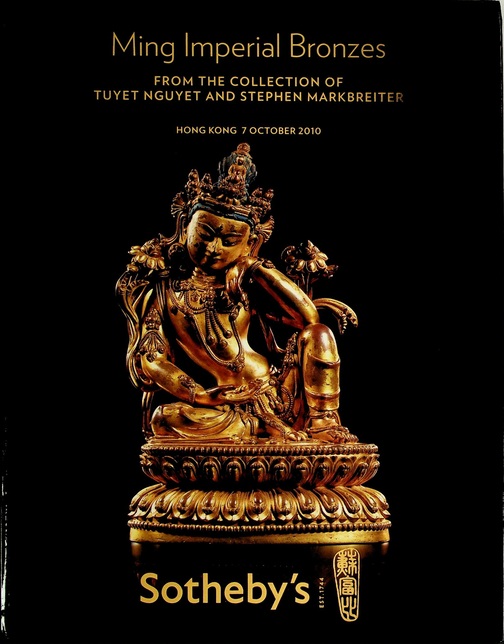 Sothebys October 2010 Ming Imperial Bronzes