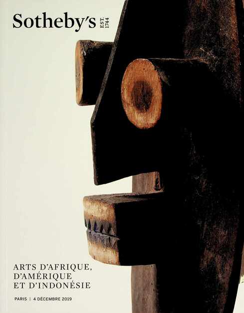 Sothebys December 2019 Arts of Africa, America & Indonesia