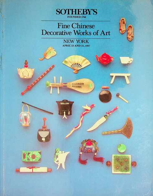 Sothebys April 1987 Fine Chinese Decorative Works of Art