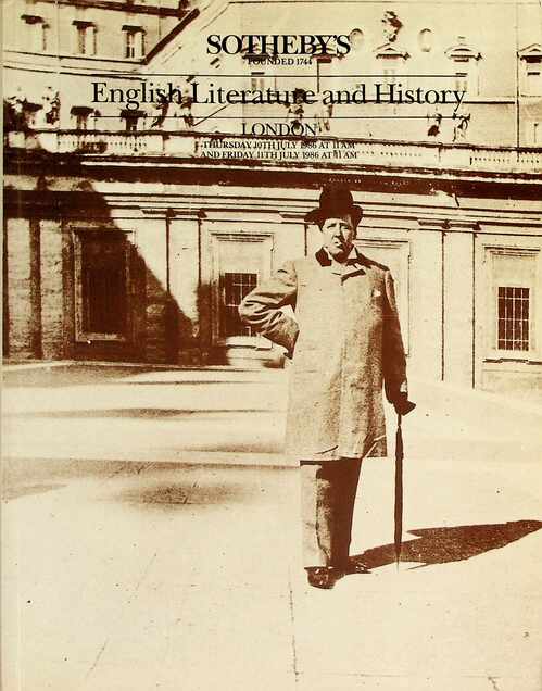 Sothebys July 1986 English Literature & History