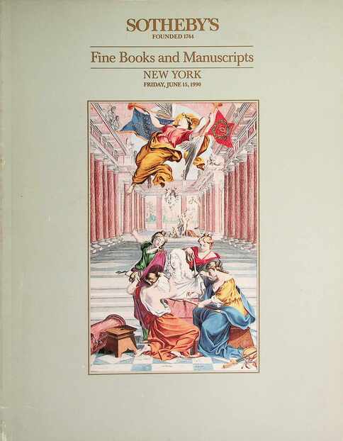 Sothebys June 1990 Fine Books & Manuscripts