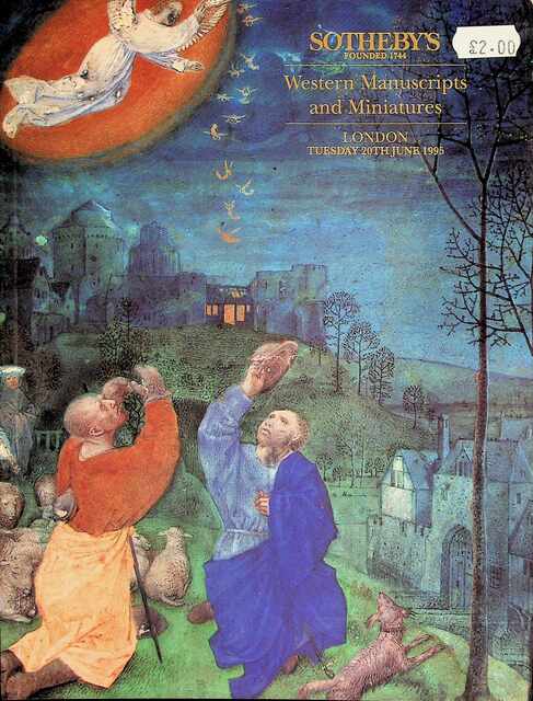Sothebys June 1995 Western Manuscripts & Miniatures (Digital Only)