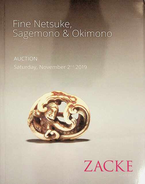 Zacke November 2019 Fine Netsuke, Sagemono & Okimono