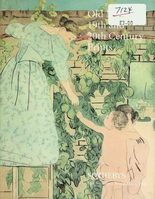 Sothebys April/May 1998 Old Master,19th & 20th Century Prints